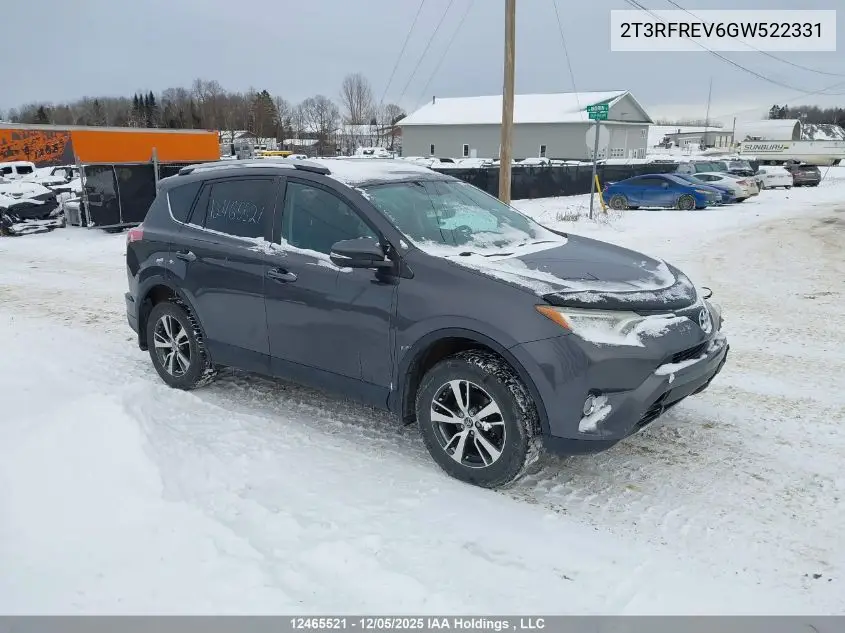 2T3RFREV6GW522331 2016 Toyota Rav4 Xle
