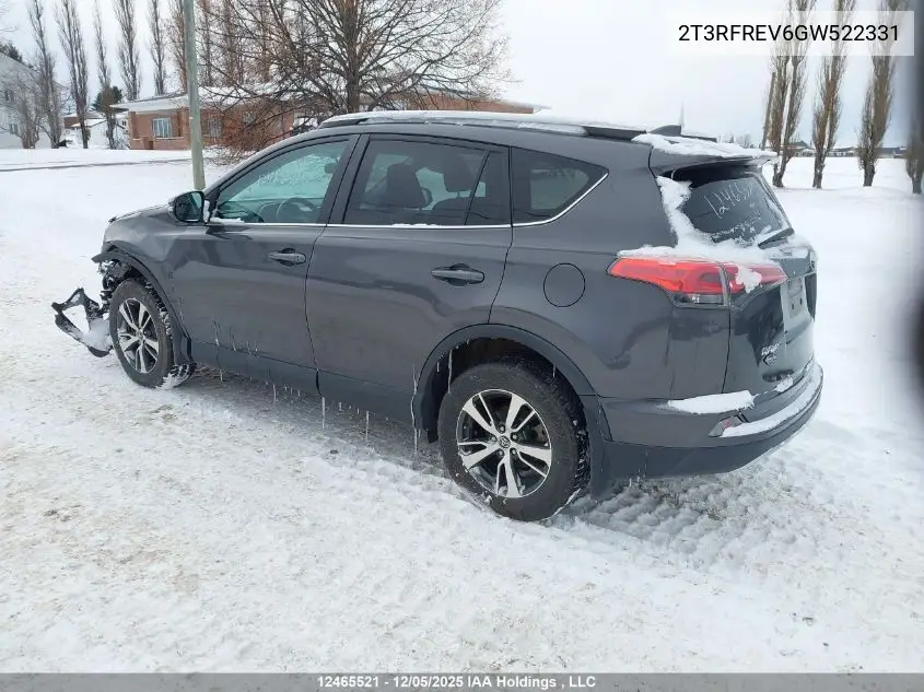 2T3RFREV6GW522331 2016 Toyota Rav4 Xle
