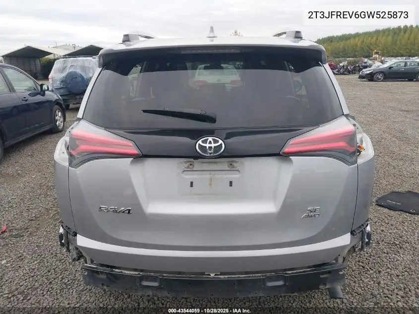 2T3JFREV6GW525873 2016 Toyota Rav4 Se