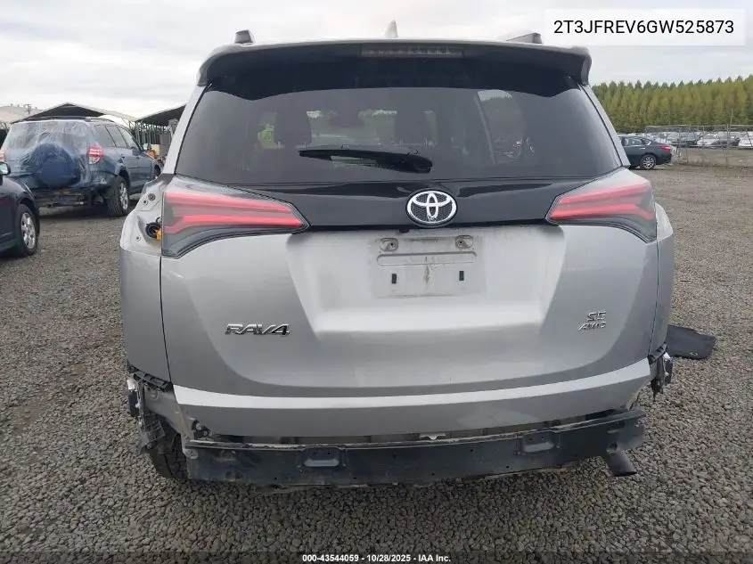 2T3JFREV6GW525873 2016 Toyota Rav4 Se