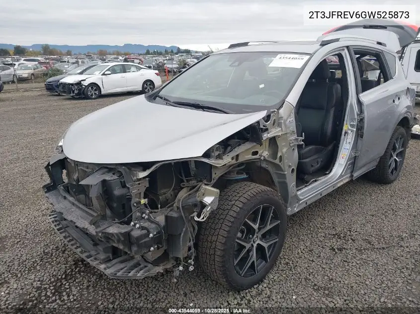2T3JFREV6GW525873 2016 Toyota Rav4 Se