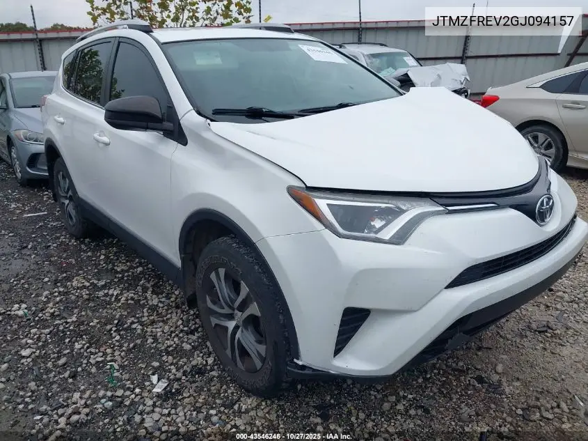 JTMZFREV2GJ094157 2016 Toyota Rav4 Le