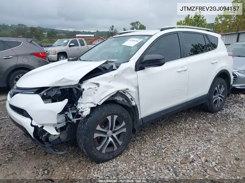 JTMZFREV2GJ094157 2016 Toyota Rav4 Le