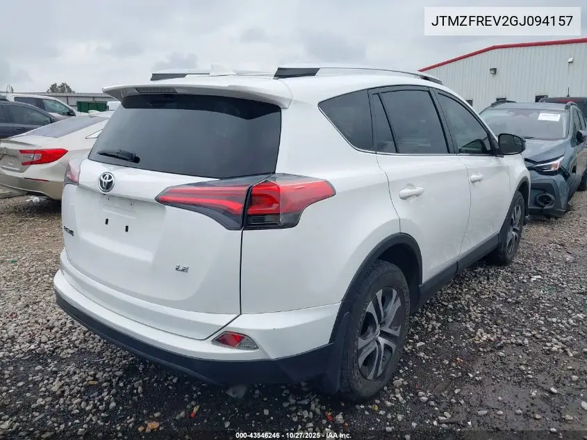 JTMZFREV2GJ094157 2016 Toyota Rav4 Le