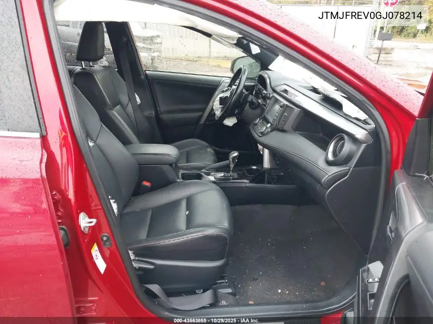 JTMJFREV0GJ078214 2016 Toyota Rav4 Se