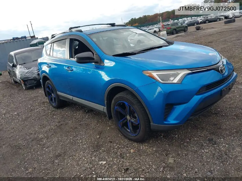 JTMBFREV9GJ072500 2016 Toyota Rav4 Le
