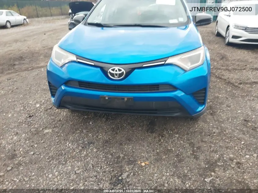 JTMBFREV9GJ072500 2016 Toyota Rav4 Le
