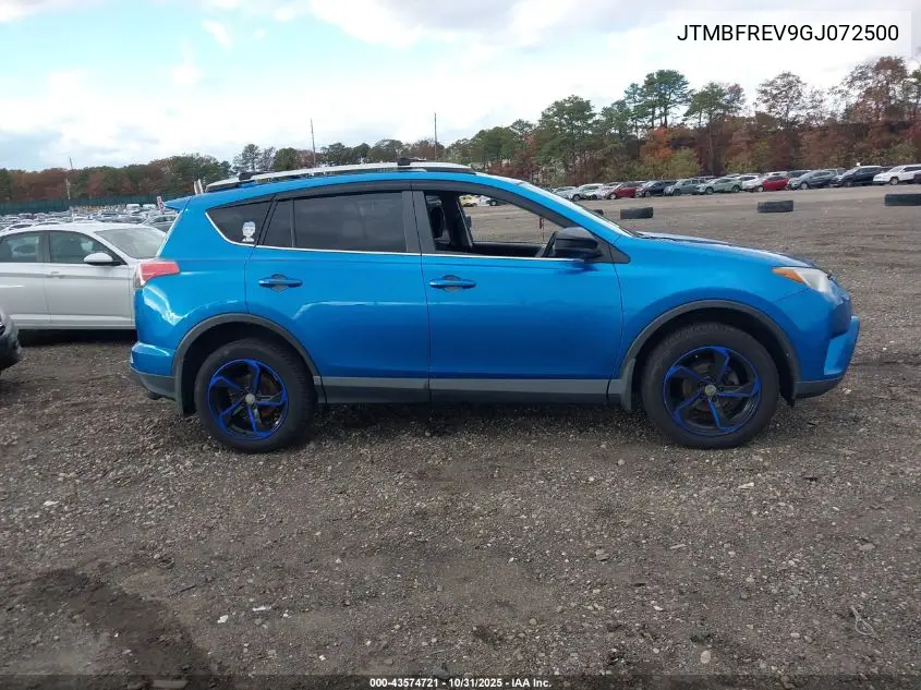 JTMBFREV9GJ072500 2016 Toyota Rav4 Le