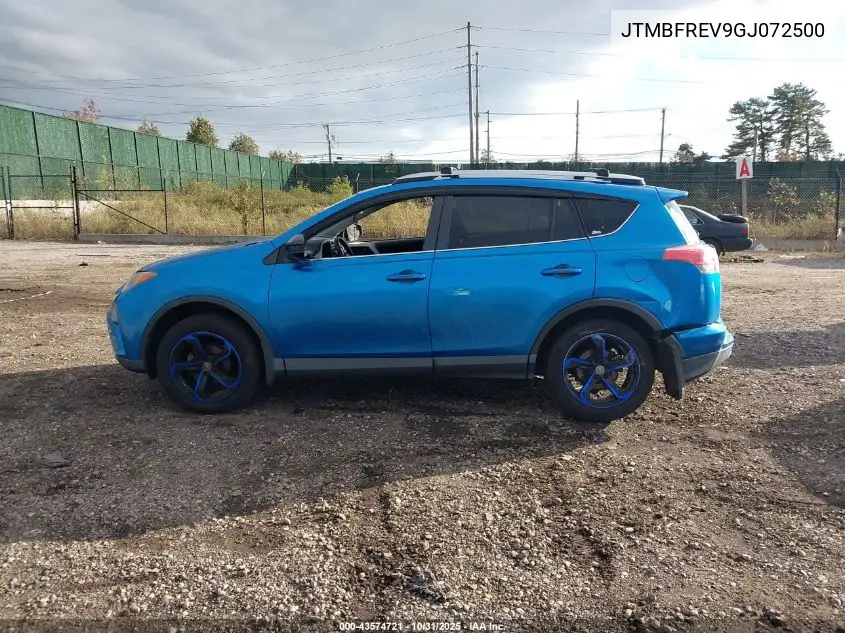 JTMBFREV9GJ072500 2016 Toyota Rav4 Le