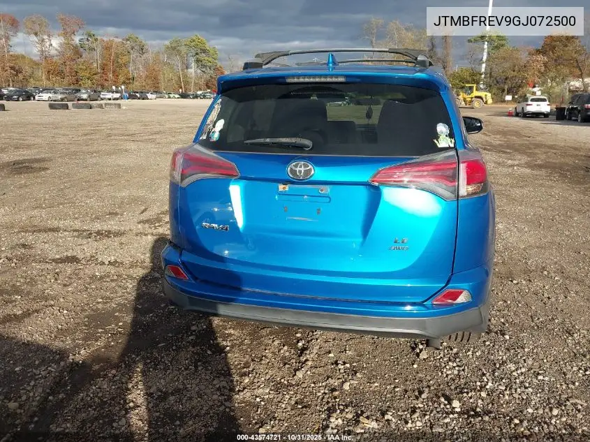 JTMBFREV9GJ072500 2016 Toyota Rav4 Le