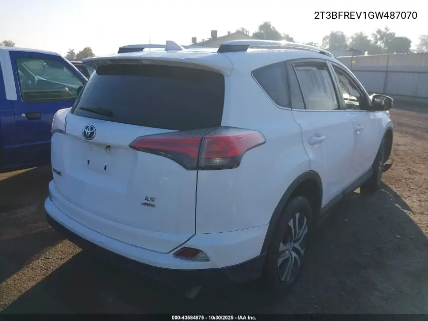 2T3BFREV1GW487070 2016 Toyota Rav4 Le