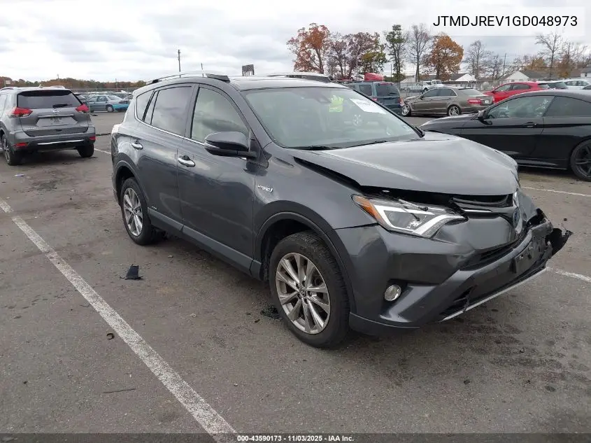 JTMDJREV1GD048973 2016 Toyota Rav4 Hybrid Limited