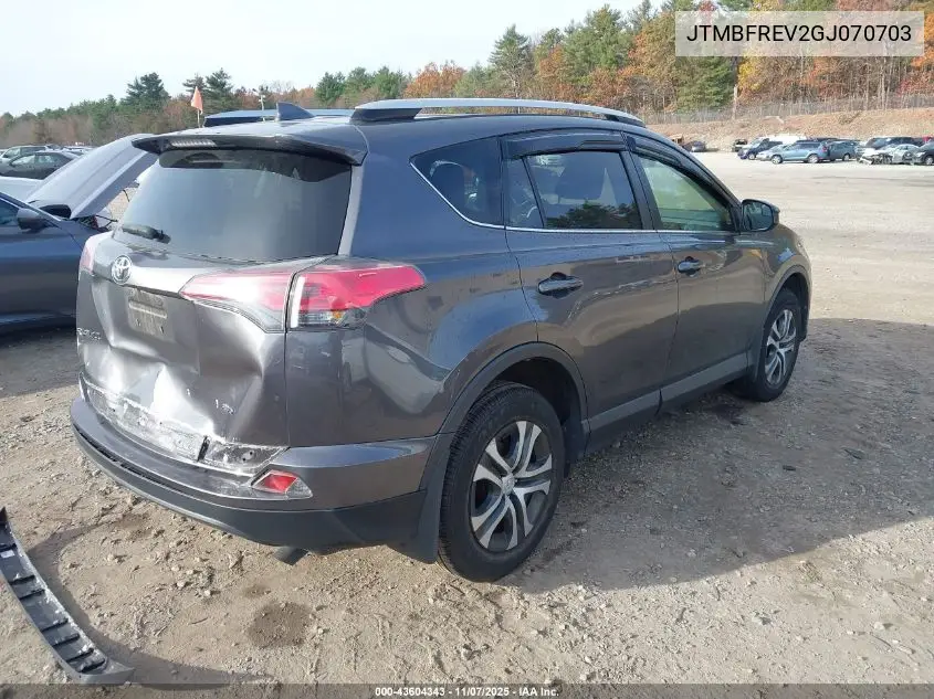 JTMBFREV2GJ070703 2016 Toyota Rav4 Le