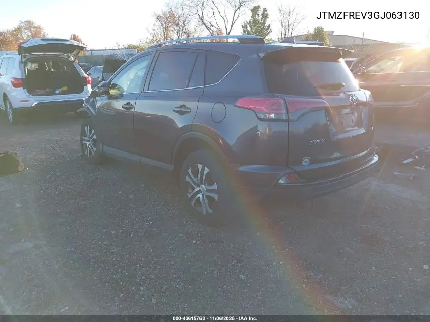 JTMZFREV3GJ063130 2016 Toyota Rav4 Le