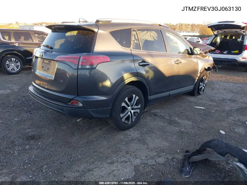 JTMZFREV3GJ063130 2016 Toyota Rav4 Le