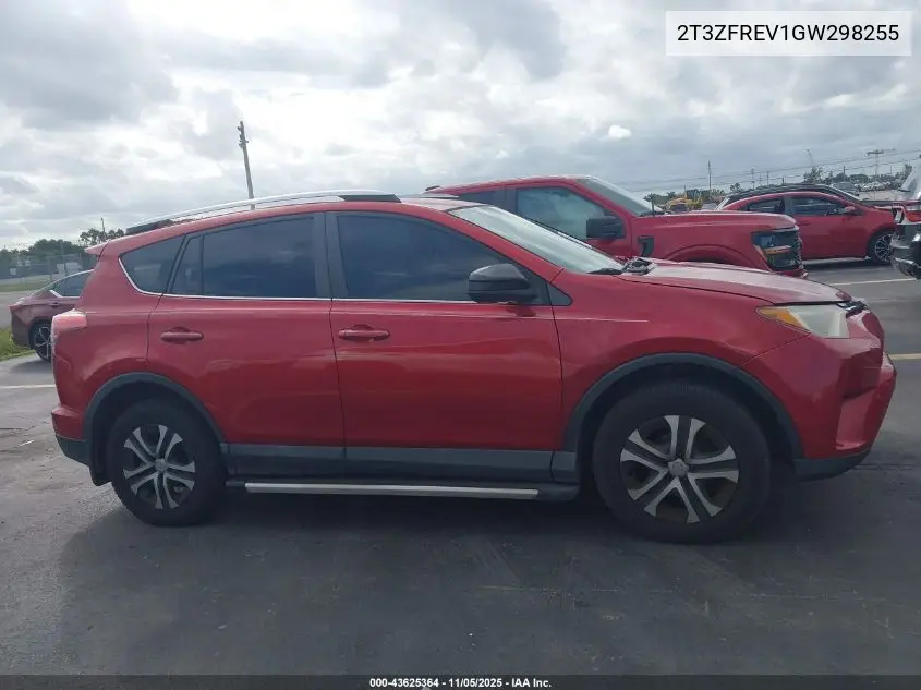 2T3ZFREV1GW298255 2016 Toyota Rav4 Le