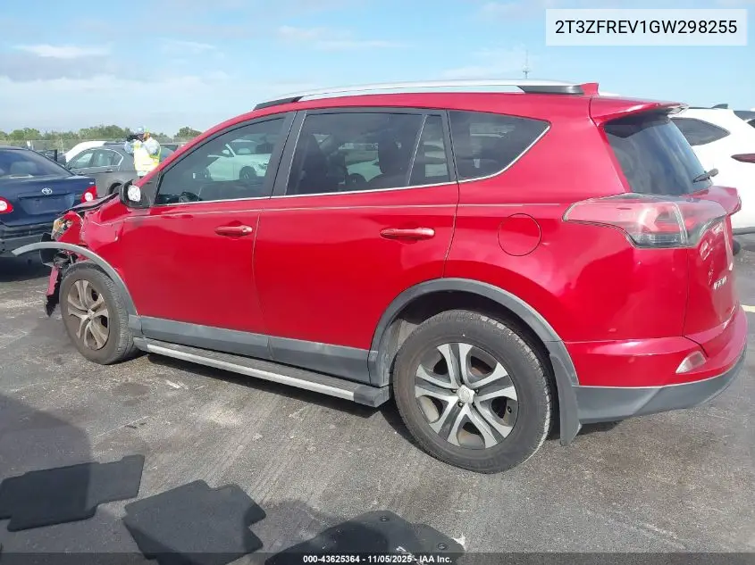 2T3ZFREV1GW298255 2016 Toyota Rav4 Le