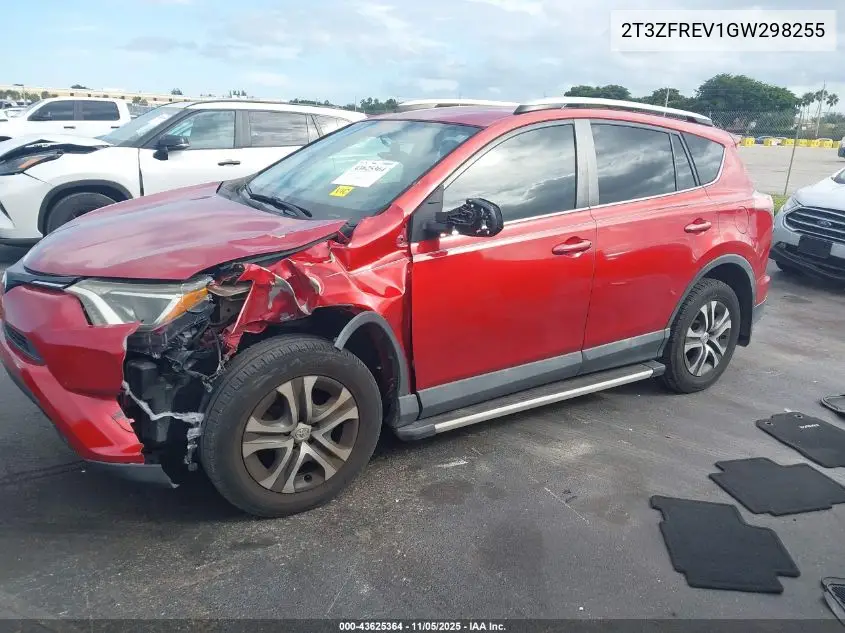 2T3ZFREV1GW298255 2016 Toyota Rav4 Le