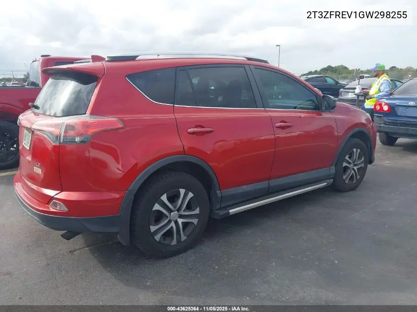 2T3ZFREV1GW298255 2016 Toyota Rav4 Le