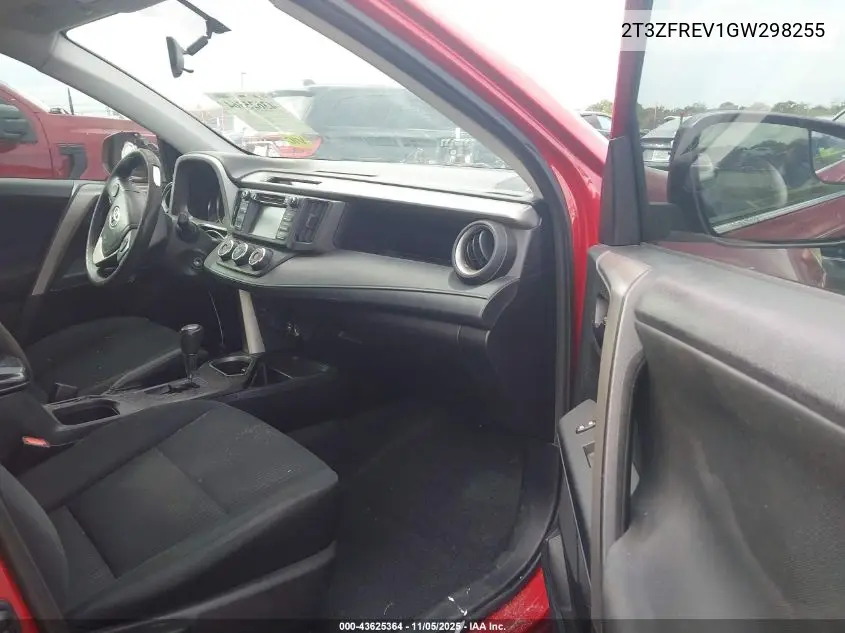 2T3ZFREV1GW298255 2016 Toyota Rav4 Le