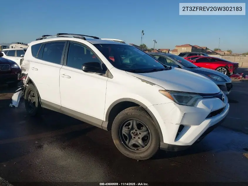2T3ZFREV2GW302183 2016 Toyota Rav4 Le