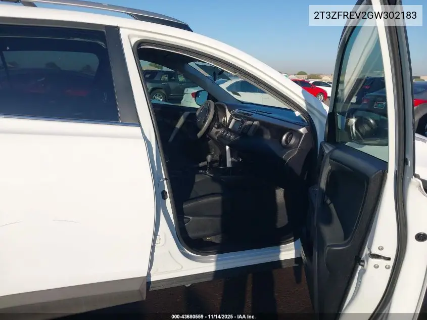 2T3ZFREV2GW302183 2016 Toyota Rav4 Le