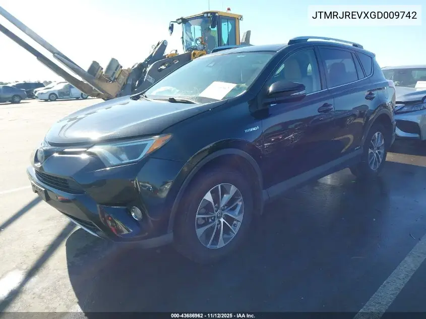 JTMRJREVXGD009742 2016 Toyota Rav4 Hybrid Xle