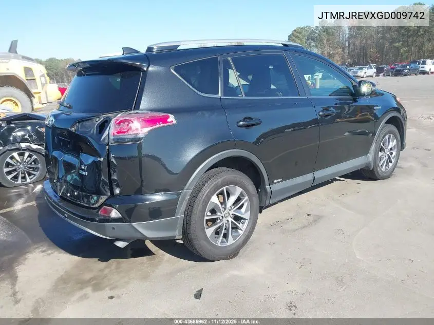 JTMRJREVXGD009742 2016 Toyota Rav4 Hybrid Xle