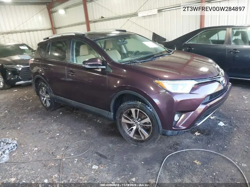 2T3WFREV0GW284897 2016 Toyota Rav4 Xle