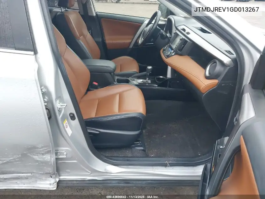 JTMDJREV1GD013267 2016 Toyota Rav4 Hybrid Limited