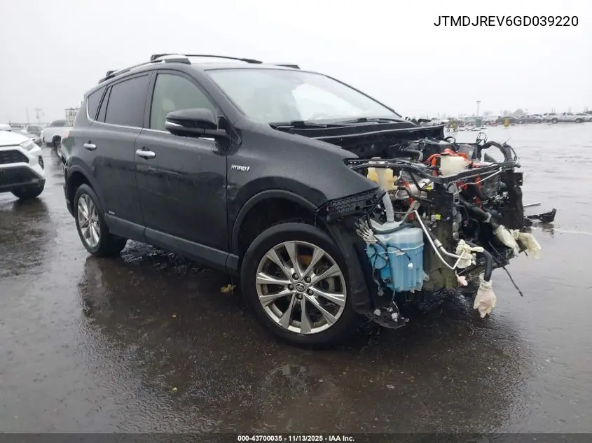 JTMDJREV6GD039220 2016 Toyota Rav4 Hybrid Limited