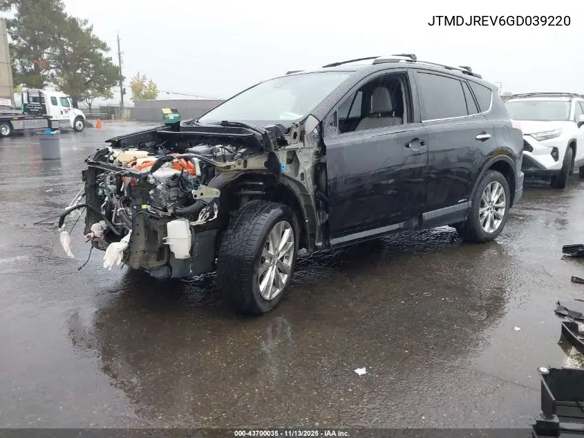 JTMDJREV6GD039220 2016 Toyota Rav4 Hybrid Limited