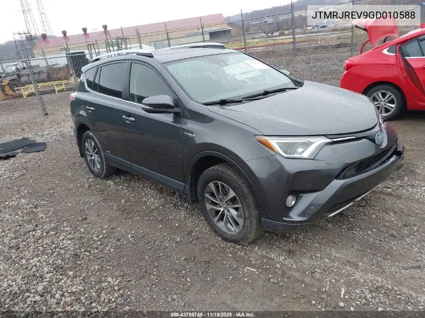 JTMRJREV9GD010588 2016 Toyota Rav4 Hybrid Xle