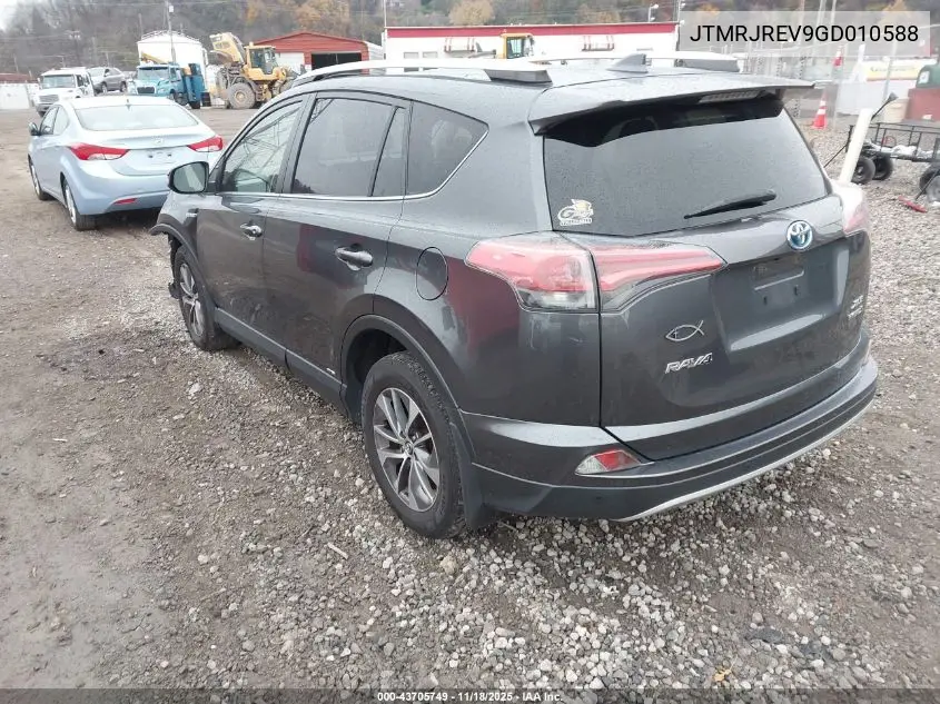 JTMRJREV9GD010588 2016 Toyota Rav4 Hybrid Xle