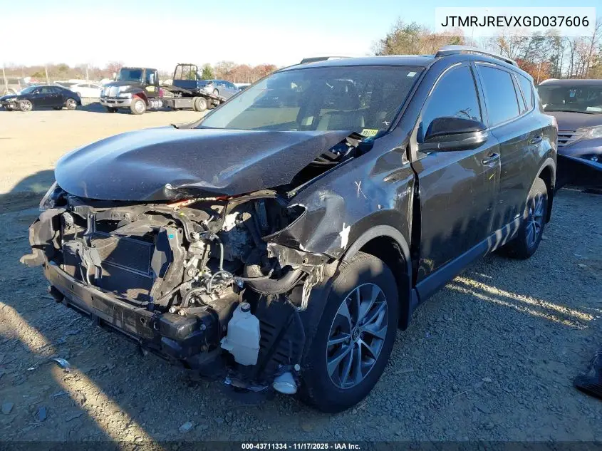 JTMRJREVXGD037606 2016 Toyota Rav4 Hybrid Xle