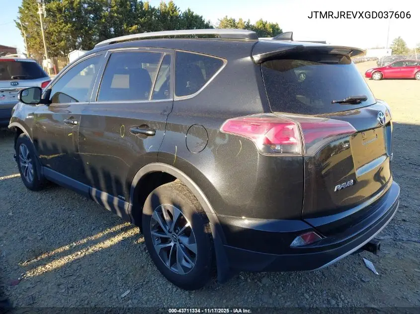 JTMRJREVXGD037606 2016 Toyota Rav4 Hybrid Xle