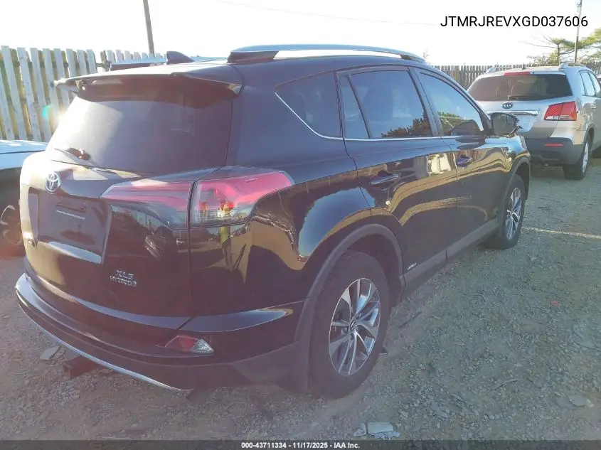 JTMRJREVXGD037606 2016 Toyota Rav4 Hybrid Xle