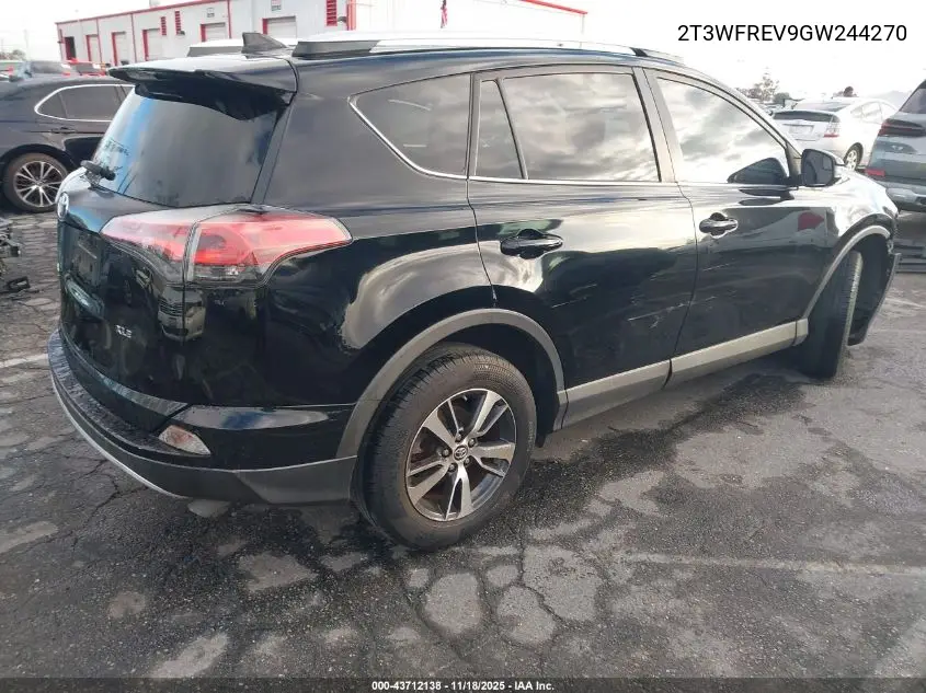2T3WFREV9GW244270 2016 Toyota Rav4 Xle