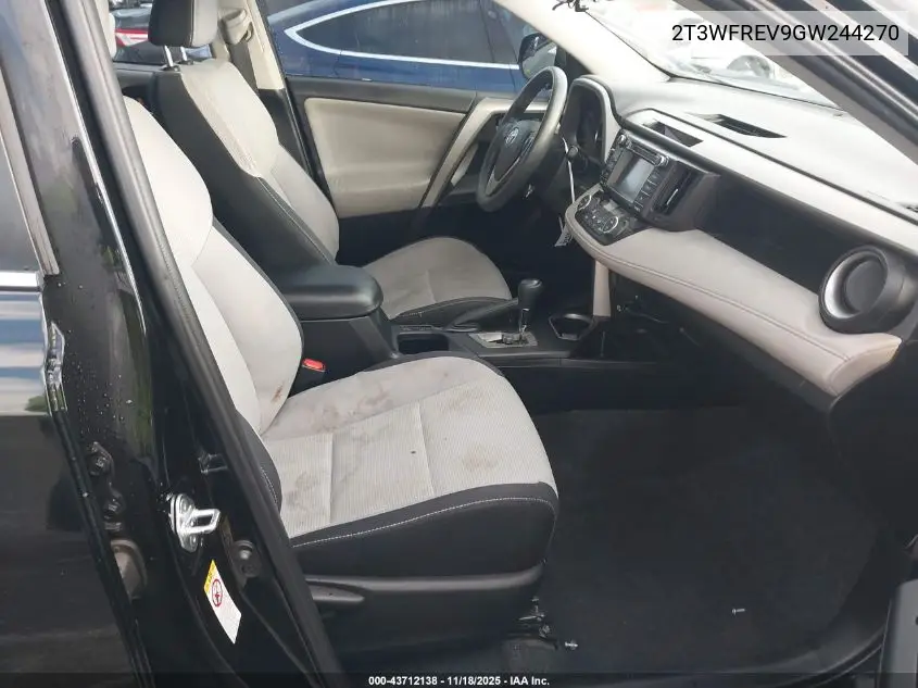 2T3WFREV9GW244270 2016 Toyota Rav4 Xle