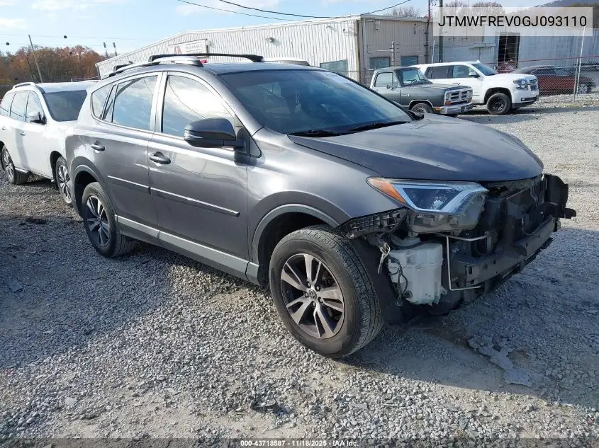 JTMWFREV0GJ093110 2016 Toyota Rav4 Xle