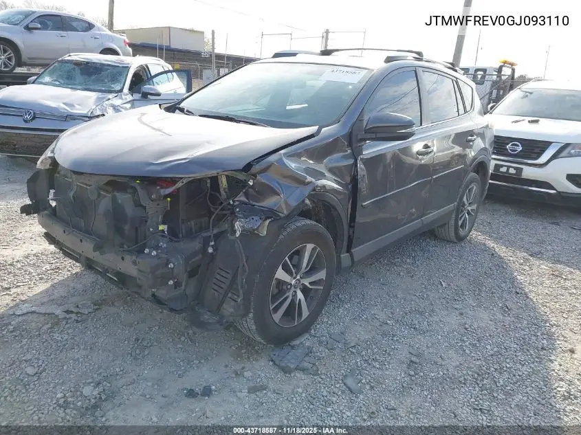 JTMWFREV0GJ093110 2016 Toyota Rav4 Xle