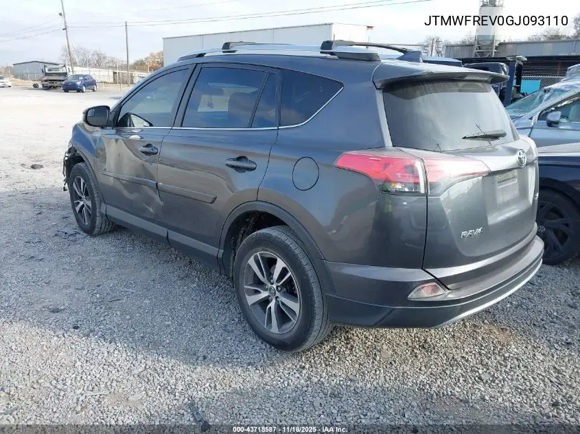 JTMWFREV0GJ093110 2016 Toyota Rav4 Xle