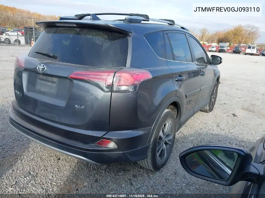 JTMWFREV0GJ093110 2016 Toyota Rav4 Xle