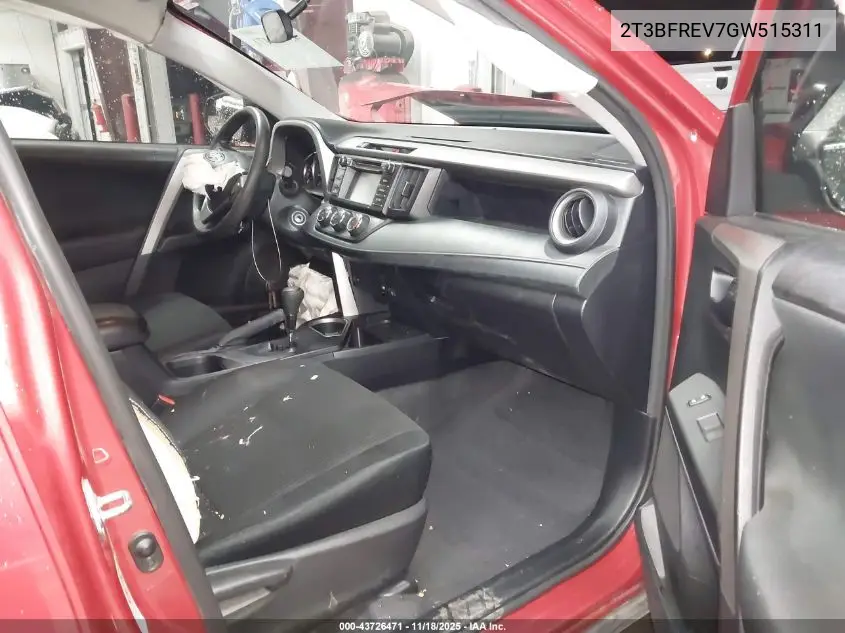 2T3BFREV7GW515311 2016 Toyota Rav4 Le