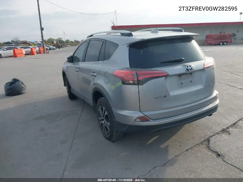2T3ZFREV0GW282595 2016 Toyota Rav4 Le
