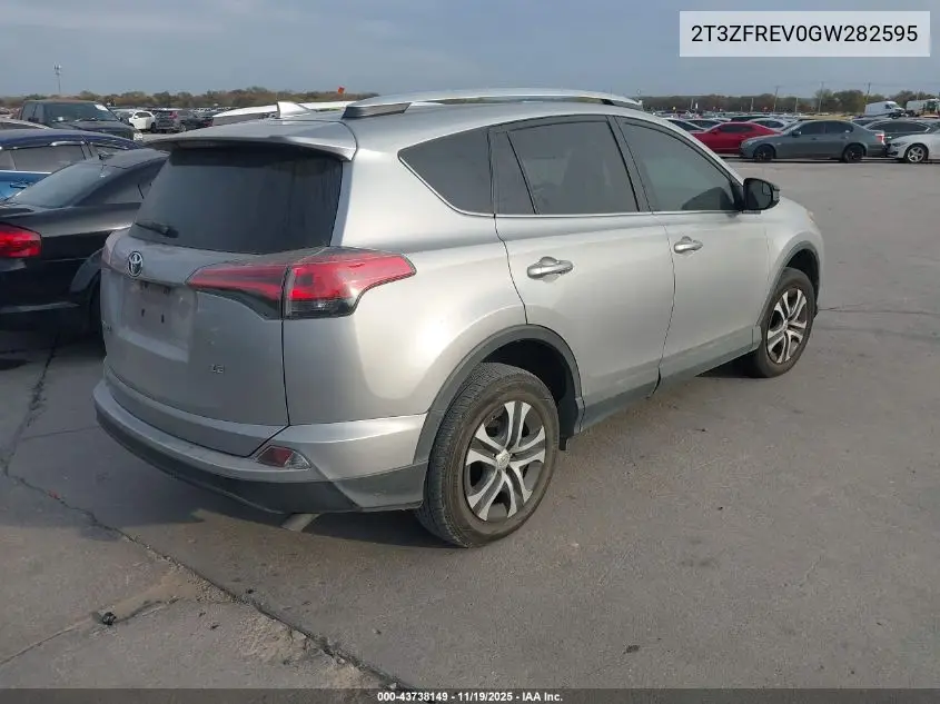 2T3ZFREV0GW282595 2016 Toyota Rav4 Le