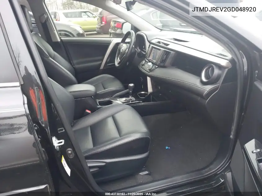JTMDJREV2GD048920 2016 Toyota Rav4 Hybrid Limited