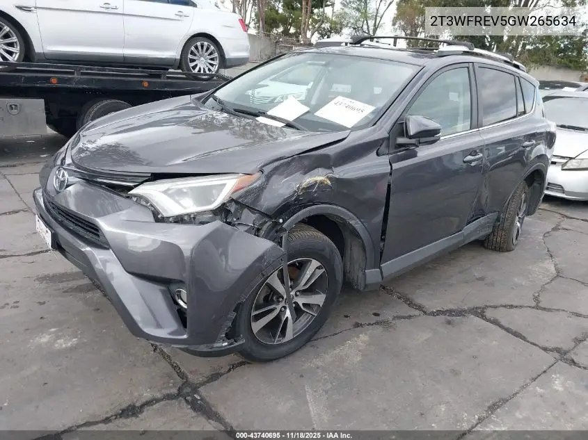 2T3WFREV5GW265634 2016 Toyota Rav4 Xle