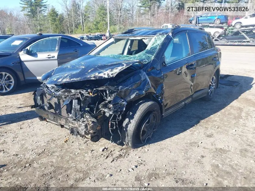 2T3BFREV9GW533826 2016 Toyota Rav4 Le
