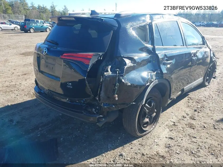 2T3BFREV9GW533826 2016 Toyota Rav4 Le